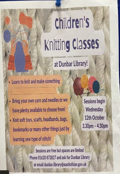 Children’s Knitting Classes