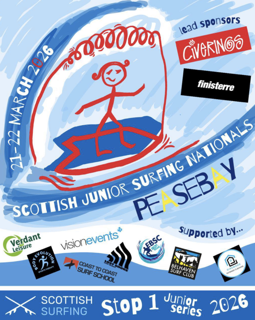 Scottish Junior Surf Championships @ Pease Bay